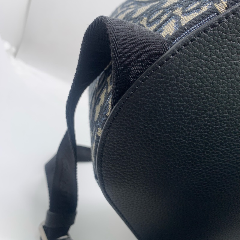 )Dior Gallop雙肩包老花拼皮，尺寸28×40×12cm/容量大/肩帶可調節-12