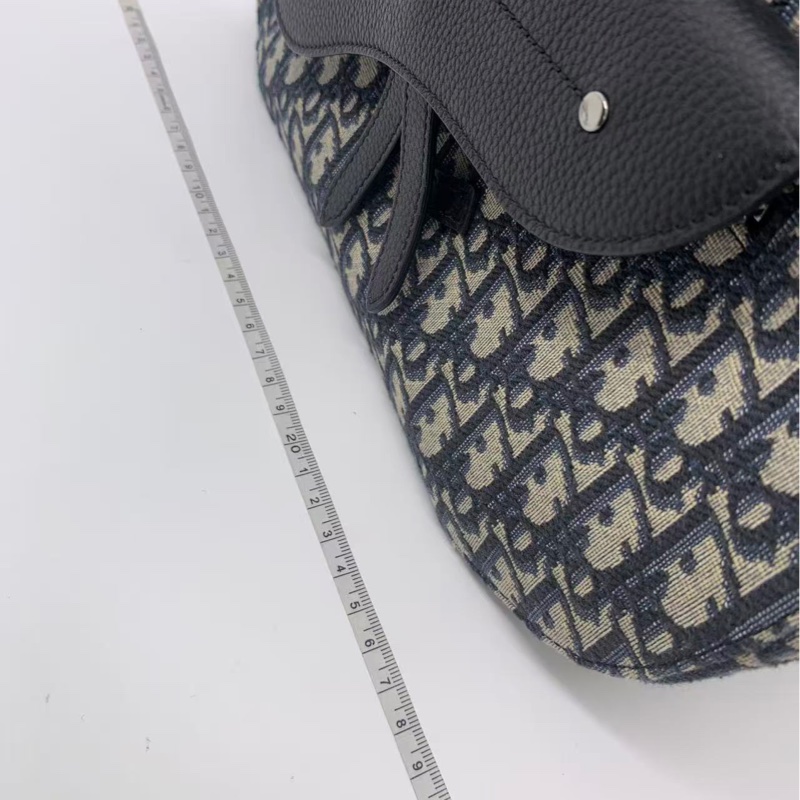 )Dior Gallop雙肩包老花拼皮，尺寸28×40×12cm/容量大/肩帶可調節-13