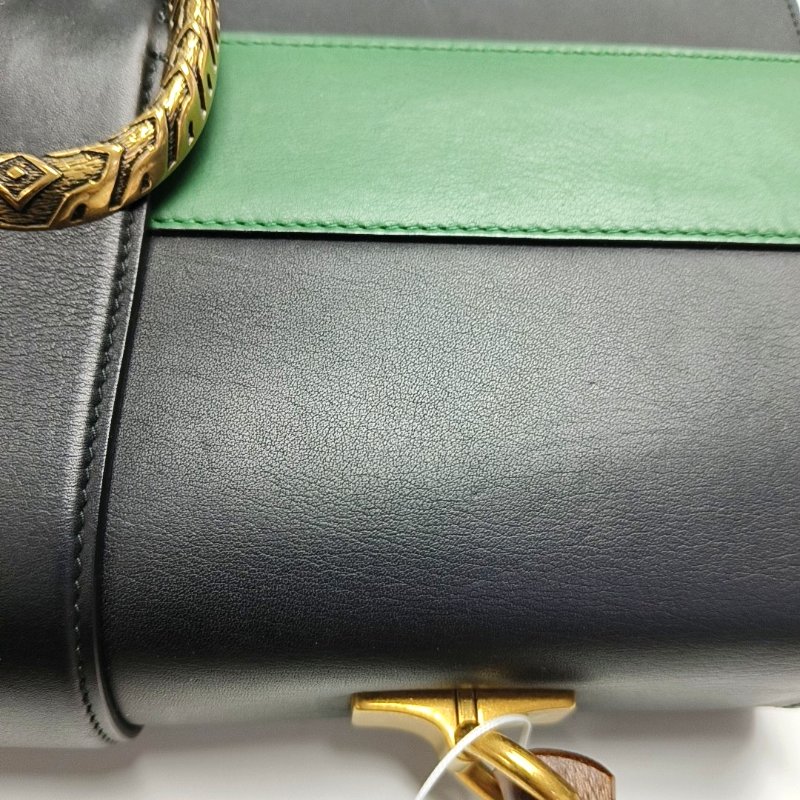 GUCCI Dionysus大號多色牛皮竹節虎頭酒神包單肩包斜挎包手提包金色五金2條可拆卸肩帶-10