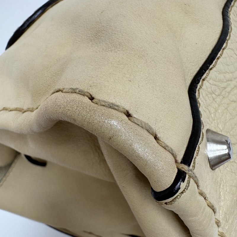 Chloe Edith Bag 中古米白前口袋手提包-18