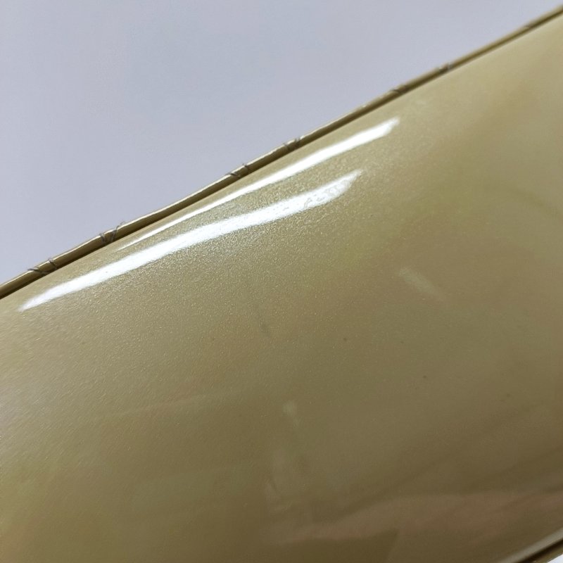 DIOR Lady Dior大號黃綠色漆皮藤格紋新絎縫戴妃七格單肩包手提包銀色五金可拆卸肩帶-11