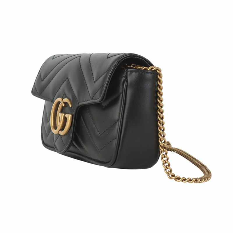 【包稅】GUCCI 476433 GG Marmont Matelassé 超迷你斜背包 35700-1