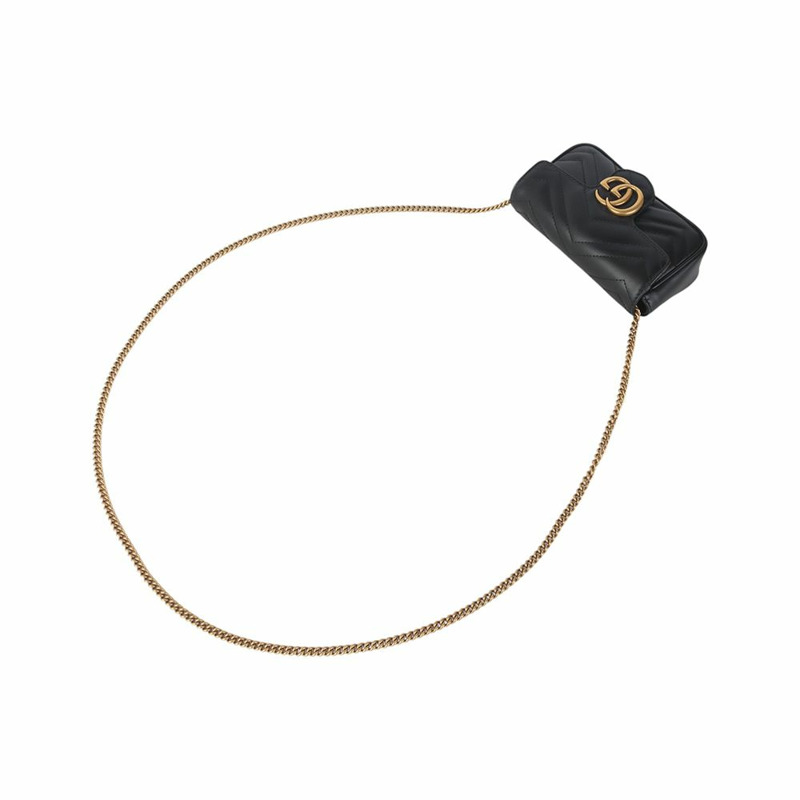 【包稅】GUCCI 476433 GG Marmont Matelassé 超迷你斜背包 35700-3