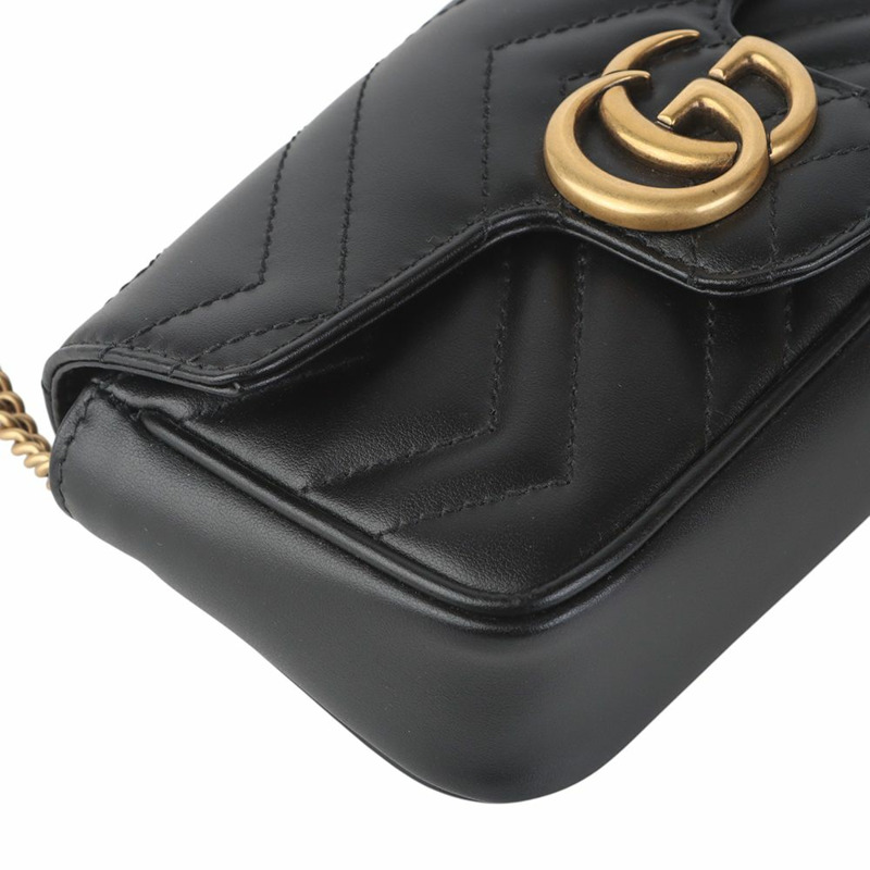 【包稅】GUCCI 476433 GG Marmont Matelassé 超迷你斜背包 35700-4