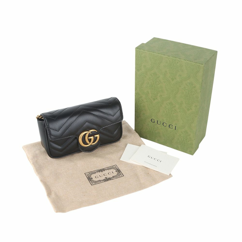 【包稅】GUCCI 476433 GG Marmont Matelassé 超迷你斜背包 35700-7