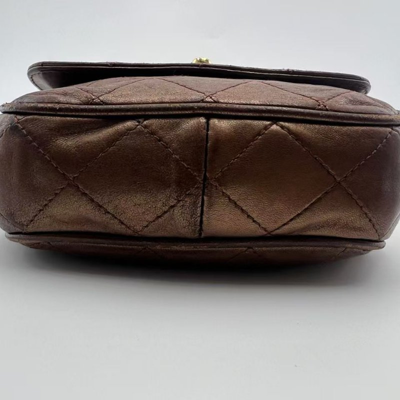 香奈兒 中古菱格紋鏈條單肩包-2