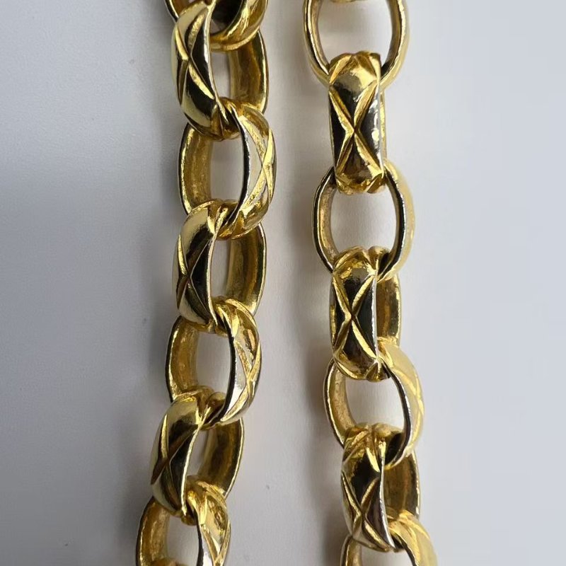 香奈兒 中古菱格紋鏈條單肩包-20