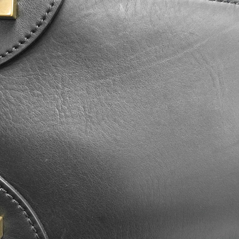 CELINE LUGGAGE迷你多色牛皮笑臉包手提包金色五金-18