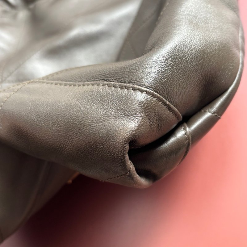 專櫃新款 ::Saint Laurent:: YSL 聖羅蘭 Jamie 小羊皮手袋 墨綠色 清麝香色 雙鏈肩背包 斜背包 流浪包 hobo-10