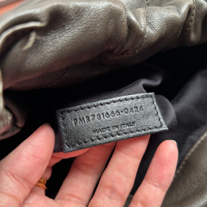 專櫃新款 ::Saint Laurent:: YSL 聖羅蘭 Jamie 小羊皮手袋 墨綠色 清麝香色 雙鏈肩背包 斜背包 流浪包 hobo-20