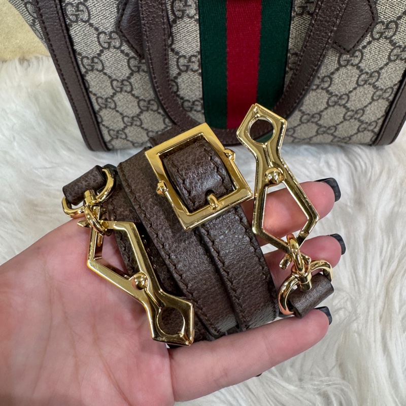Gucci Ophidia GG 小號托特包-11