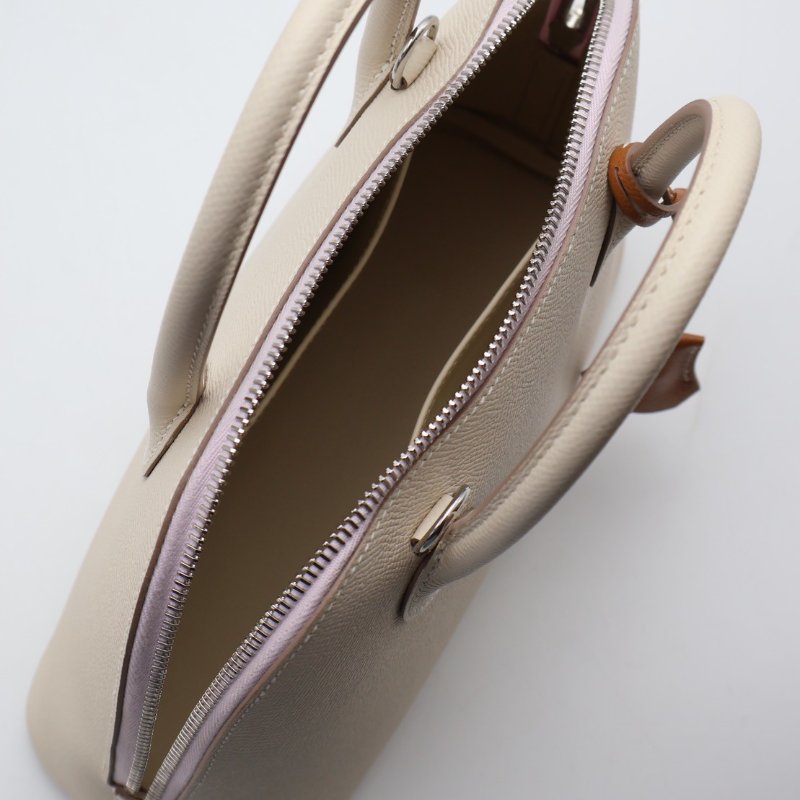 HERMES Bolide 25 - 奶昔白 / 夢幻紫 / 金棕銀 B-2