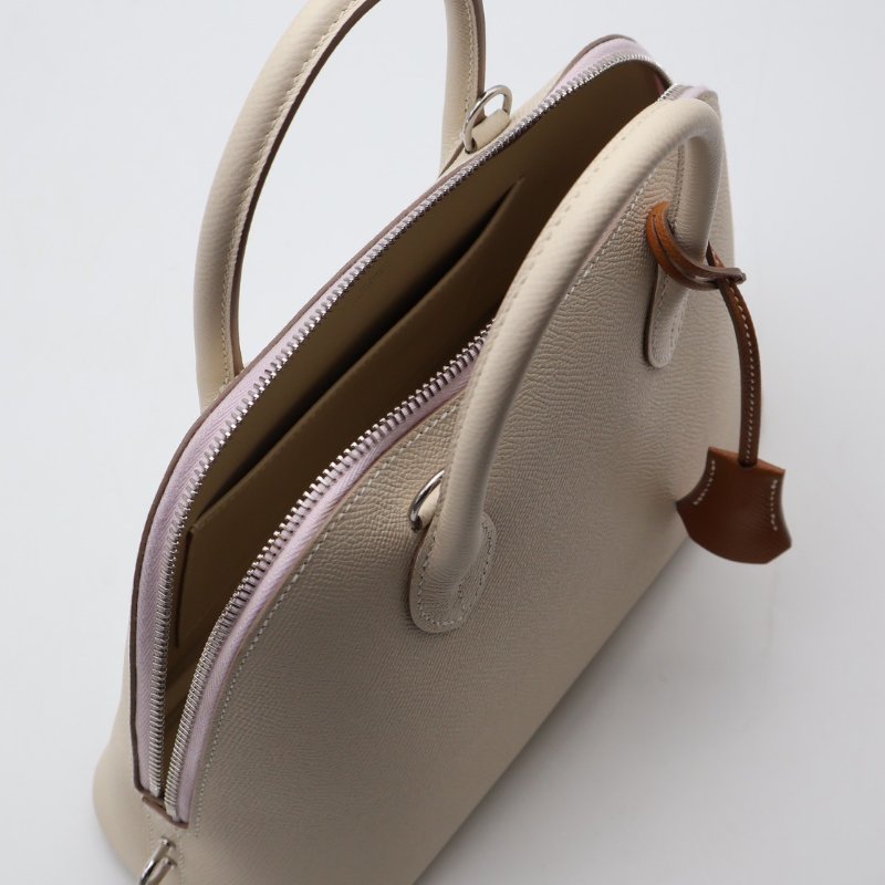 HERMES Bolide 25 - 奶昔白 / 夢幻紫 / 金棕銀 B-3