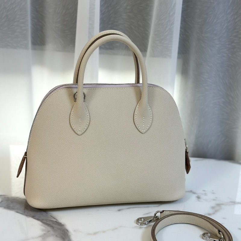 HERMES Bolide 25 - 奶昔白 / 夢幻紫 / 金棕銀 B-1