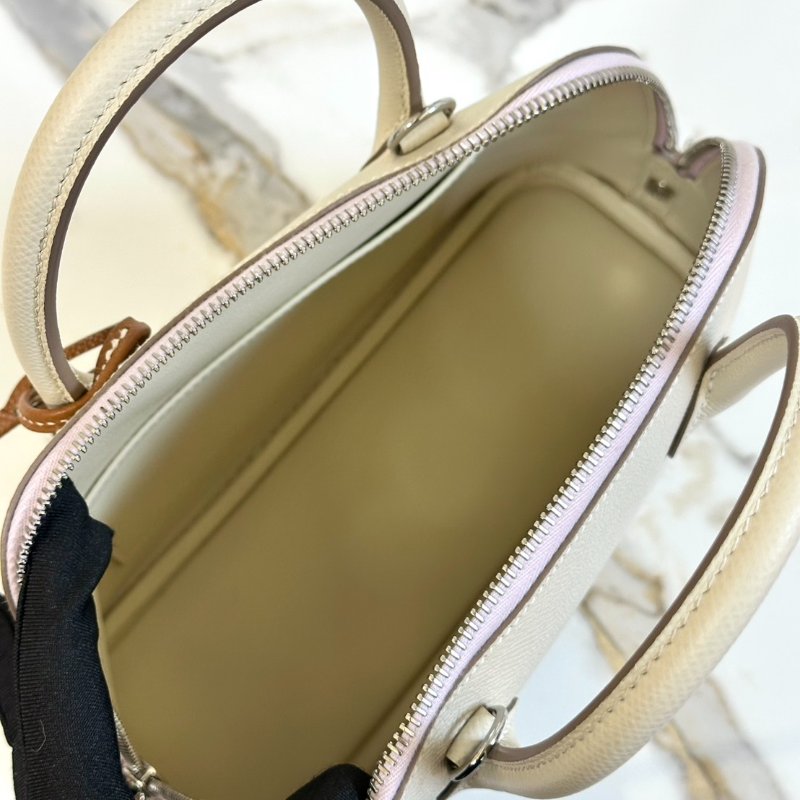 HERMES Bolide 25 - 奶昔白 / 夢幻紫 / 金棕銀 B-2