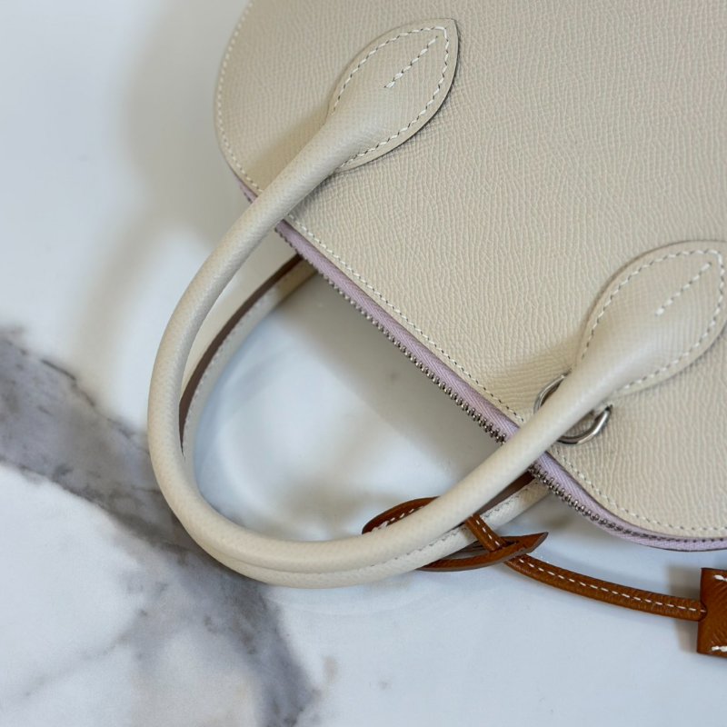 HERMES Bolide 25 - 奶昔白 / 夢幻紫 / 金棕銀 B-4