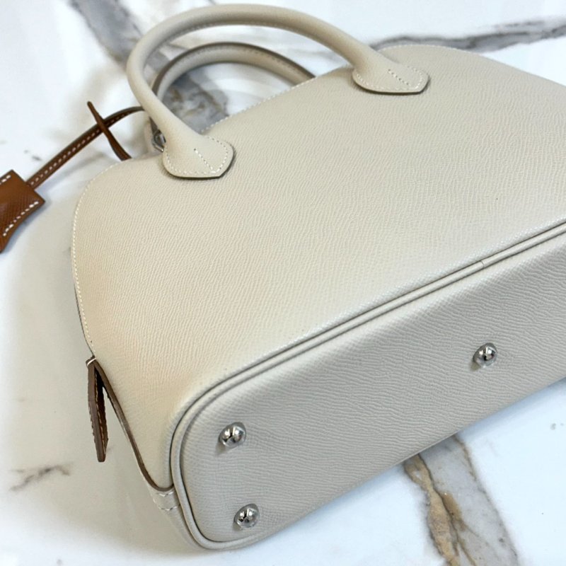 HERMES Bolide 25 - 奶昔白 / 夢幻紫 / 金棕銀 B-5