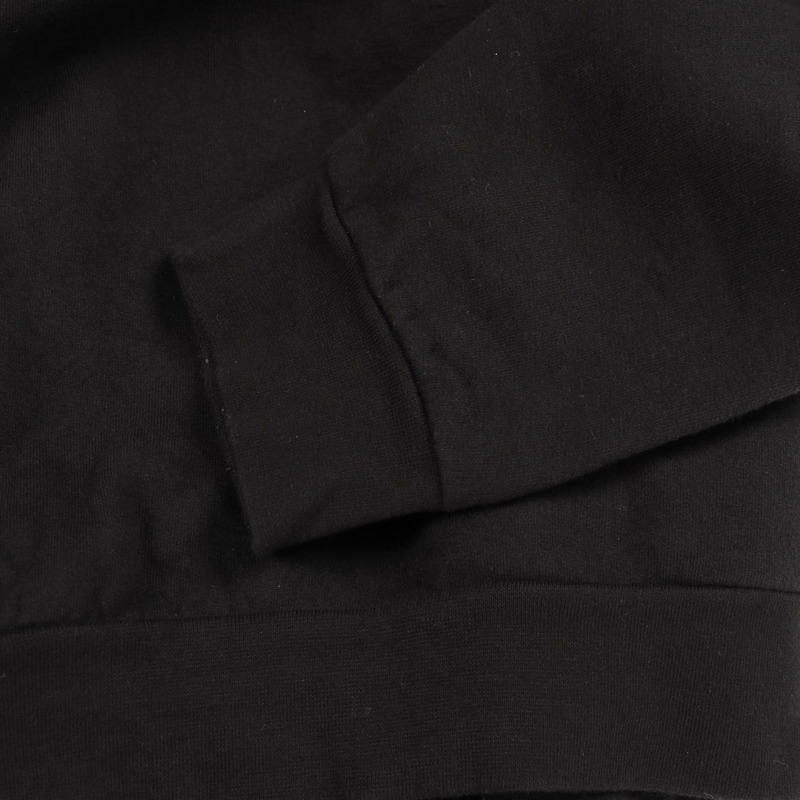 CHROME HEARTS 領口 Logo 衛衣 長袖上衣 #L 純棉 黑色 二手 男款-4