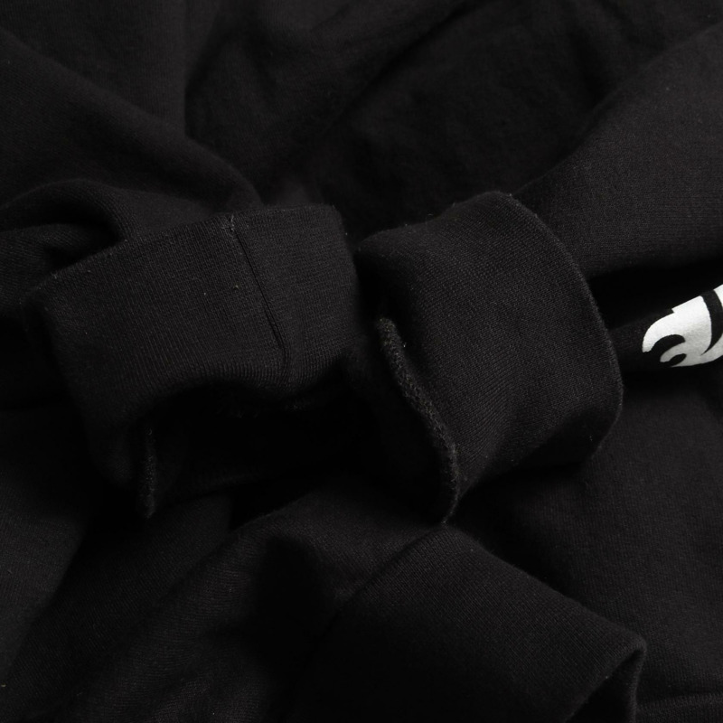 CHROME HEARTS 領口 Logo 衛衣 長袖上衣 #L 純棉 黑色 二手 男款-5