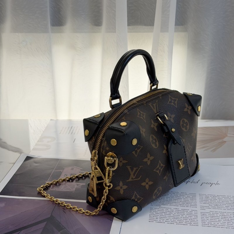 LOUIS VUITTON Petite Malle Souple軟盒子包-2