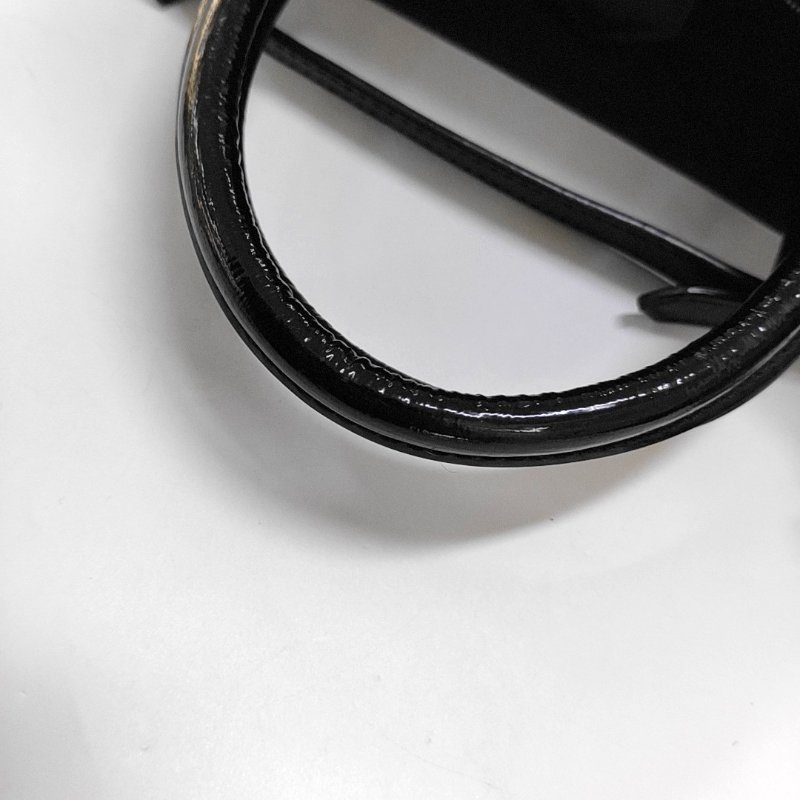 FENDI 2 Jours 小號黑色牛皮單肩包斜挎包手提包 銀色五金 可拆卸肩帶-8