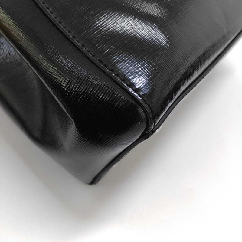 FENDI 2 Jours 小號黑色牛皮單肩包斜挎包手提包 銀色五金 可拆卸肩帶-9