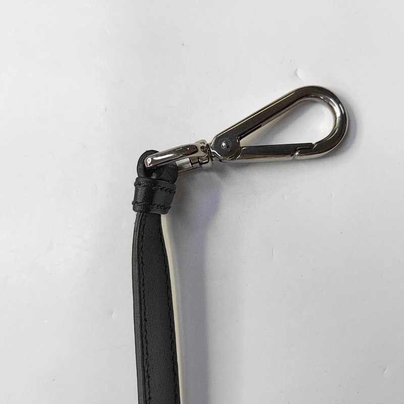 PRADA Canapa 白色牛皮單肩包手提包 銀色五金 可拆卸肩帶-12