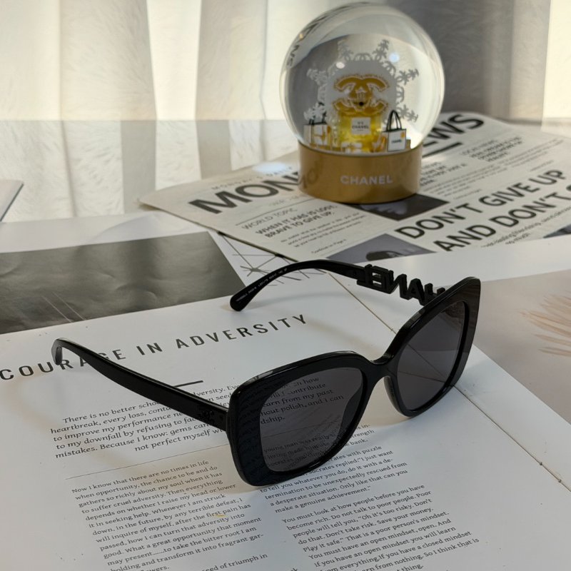 CHANEL 字母鏡架太陽眼鏡-5