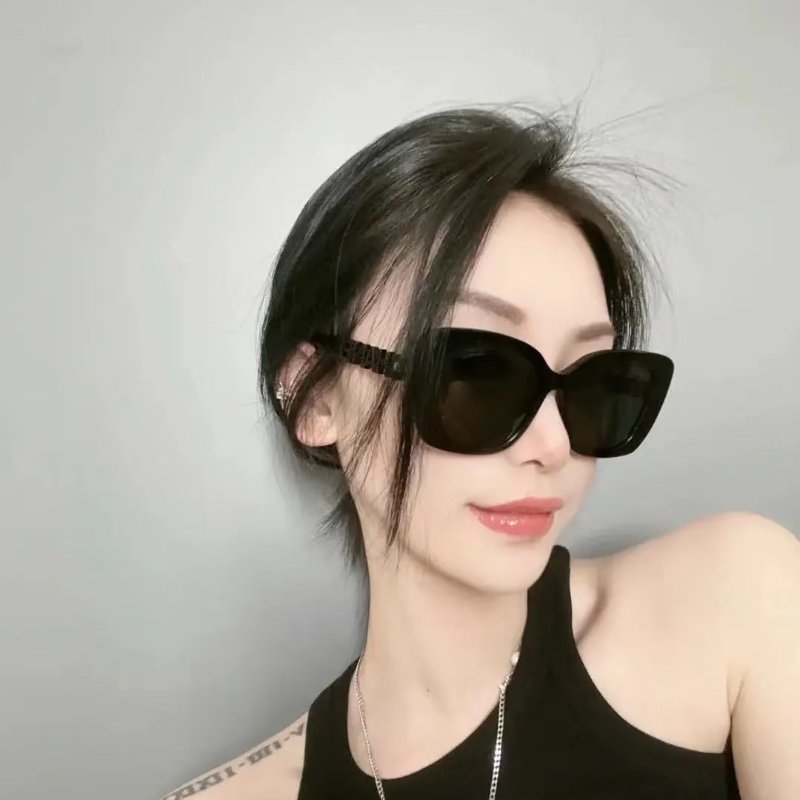 CHANEL 字母鏡架太陽眼鏡-9
