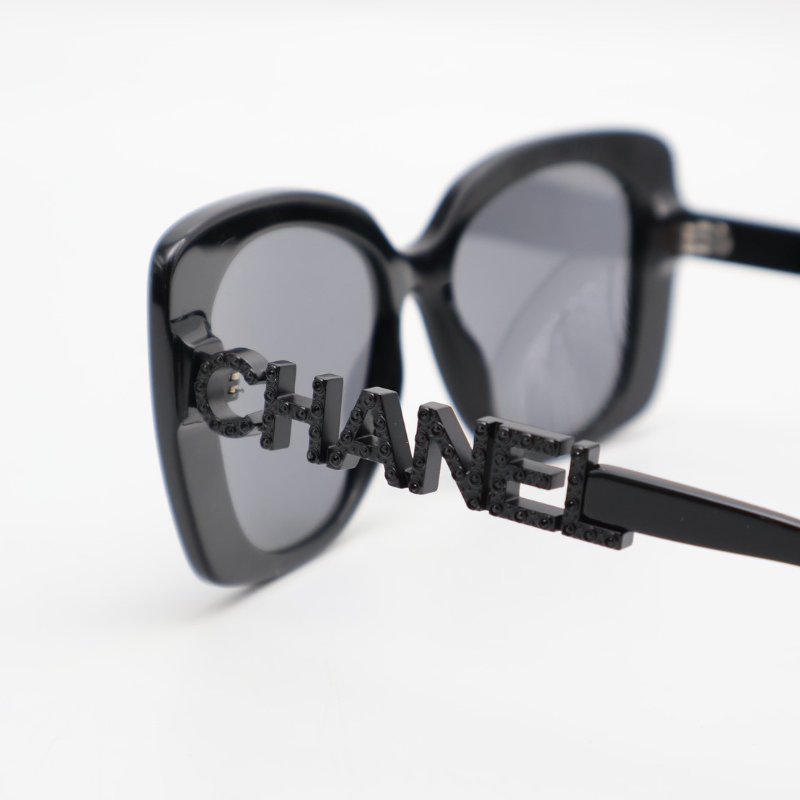 CHANEL 字母鏡架太陽眼鏡-3