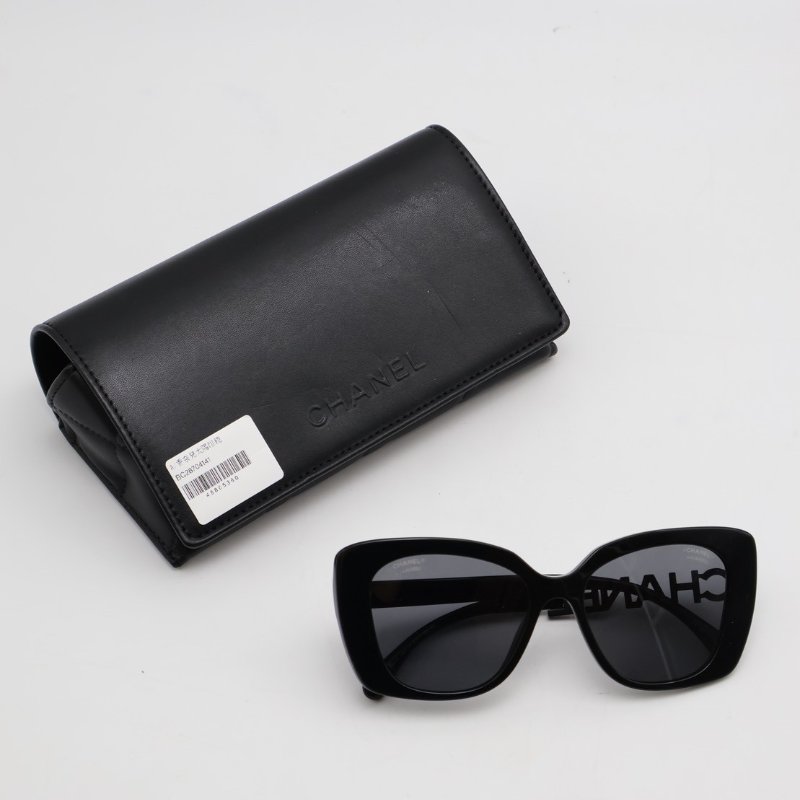 CHANEL 字母鏡架太陽眼鏡-10