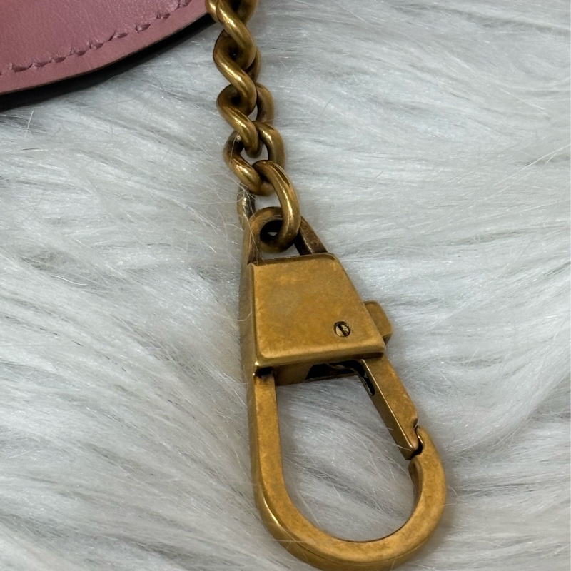 GUCCI 481291 GG Supreme WOC 立體水鑽櫻桃 粉紅色牛皮 肩背包斜背包小廢包手拿包 日本限定-31