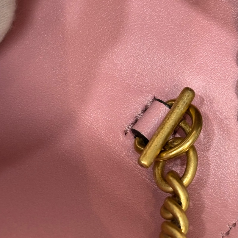 GUCCI 481291 GG Supreme WOC 立體水鑽櫻桃 粉紅色牛皮 肩背包斜背包小廢包手拿包 日本限定-32