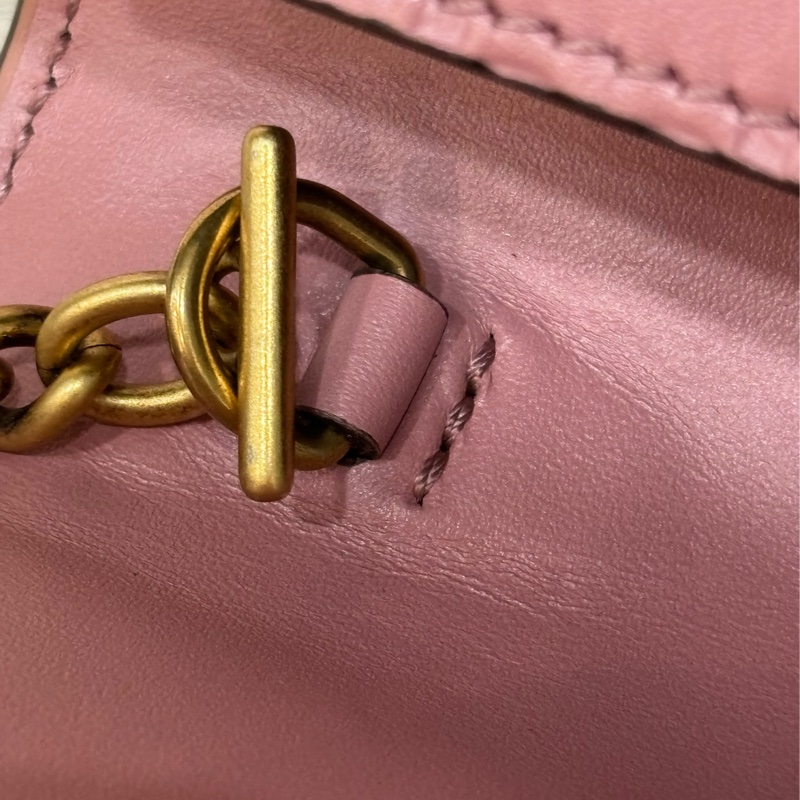 GUCCI 481291 GG Supreme WOC 立體水鑽櫻桃 粉紅色牛皮 肩背包斜背包小廢包手拿包 日本限定-33