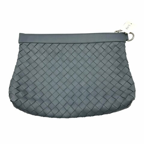 【美收精品】BV 灰色手拿包 C-124【隔月月中將轉賣至日本 上架期限30天】