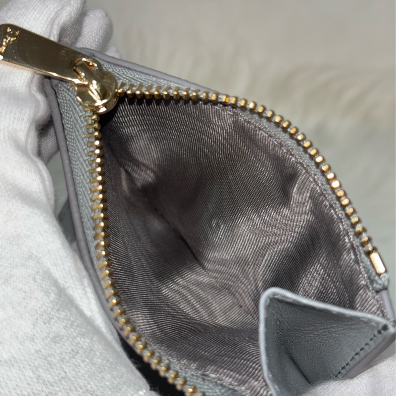 Dior S2057 LOTUS 30 MONTAIGNE CD 大象灰牛皮 金釦 短夾信用卡夾零錢包錢包-33