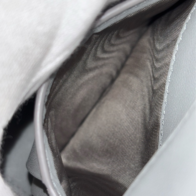 Dior S2057 LOTUS 30 MONTAIGNE CD 大象灰牛皮 金釦 短夾信用卡夾零錢包錢包-36