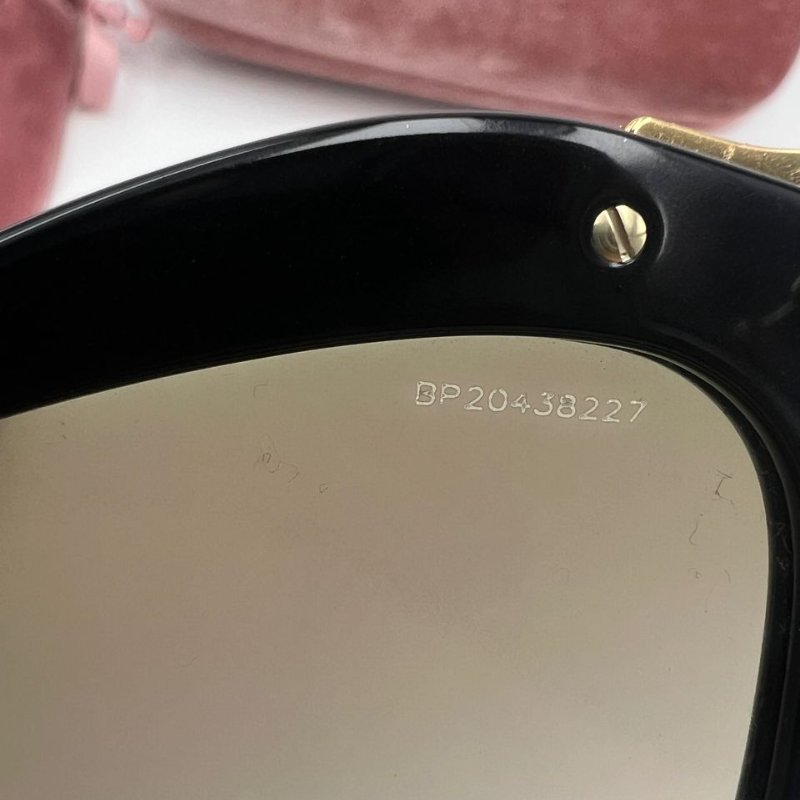 繆繆 貓眼框墨鏡-7