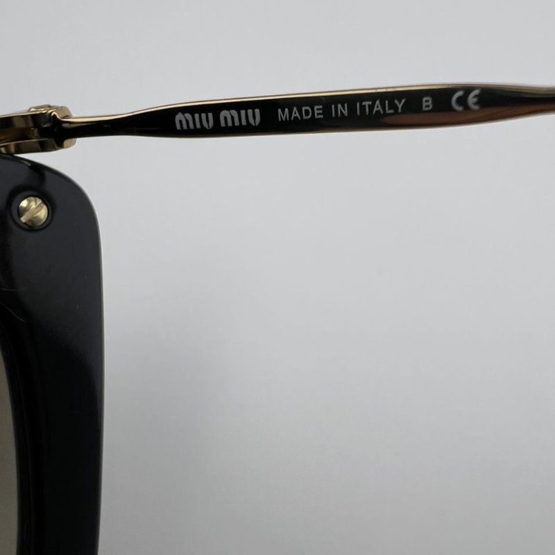 繆繆 貓眼框墨鏡-9