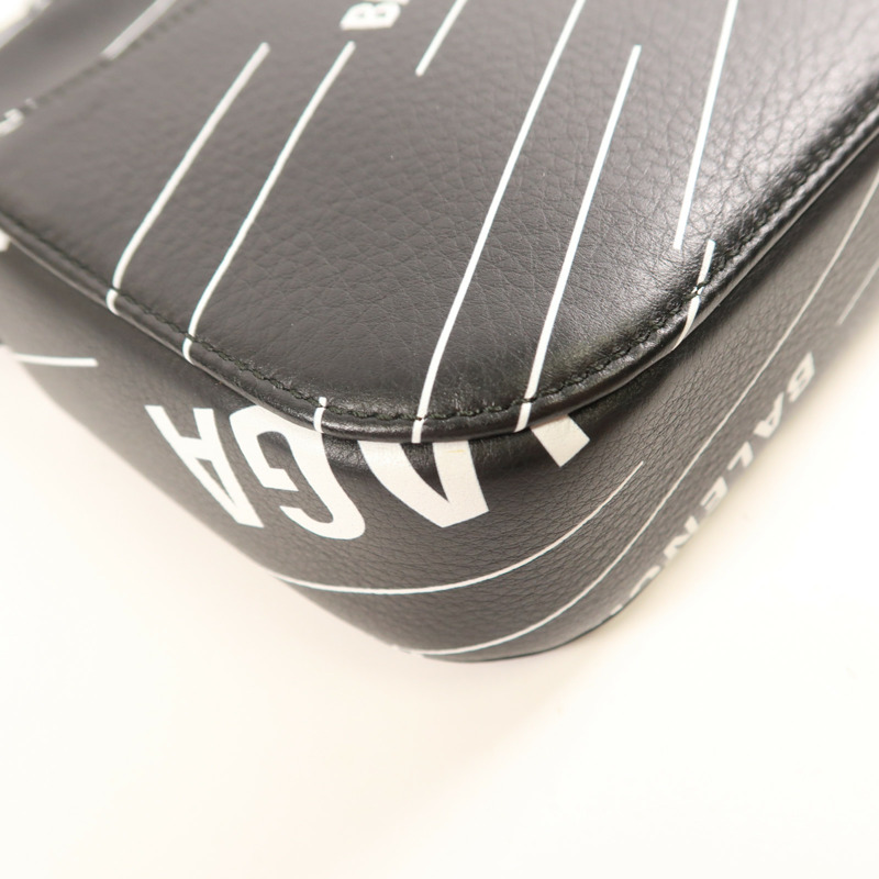 BALENCIAGA 【激減優惠】牛皮皮革Shoulder Bag銀扣肩背袋-6