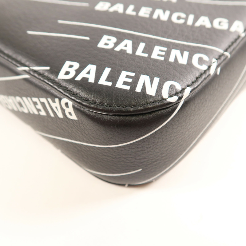 BALENCIAGA 【激減優惠】牛皮皮革Shoulder Bag銀扣肩背袋-7