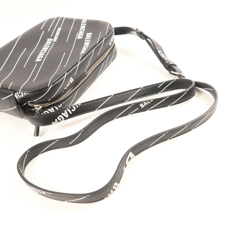 BALENCIAGA 【激減優惠】牛皮皮革Shoulder Bag銀扣肩背袋-8