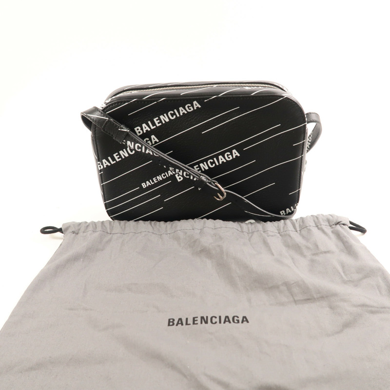BALENCIAGA 【激減優惠】牛皮皮革Shoulder Bag銀扣肩背袋-11