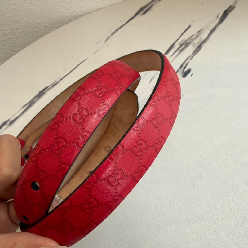 Gucci真皮皮帶 隨便賣85公分-4