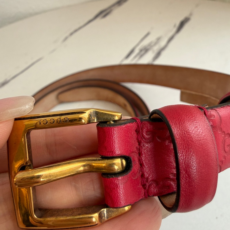 Gucci真皮皮帶 隨便賣85公分-7