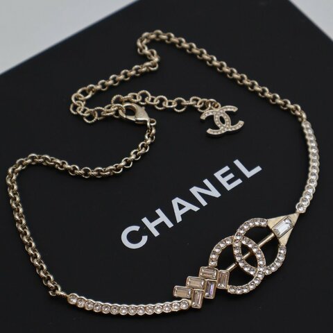 CHANEL 25C穿箭雙C項鍊