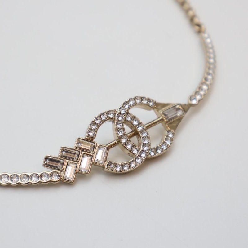 CHANEL 25C穿箭雙C項鍊-5