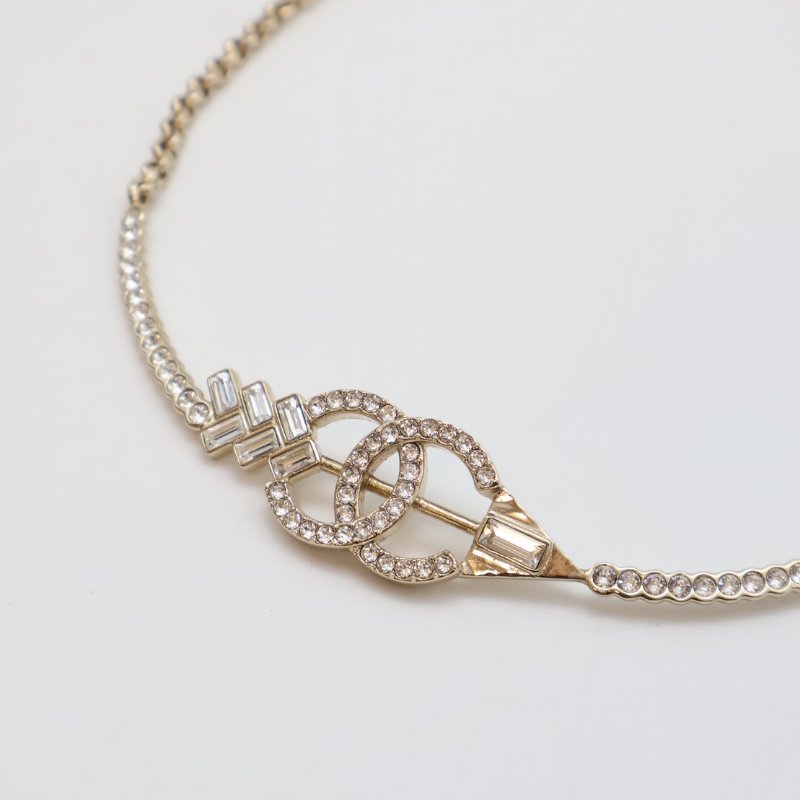 CHANEL 25C穿箭雙C項鍊-6