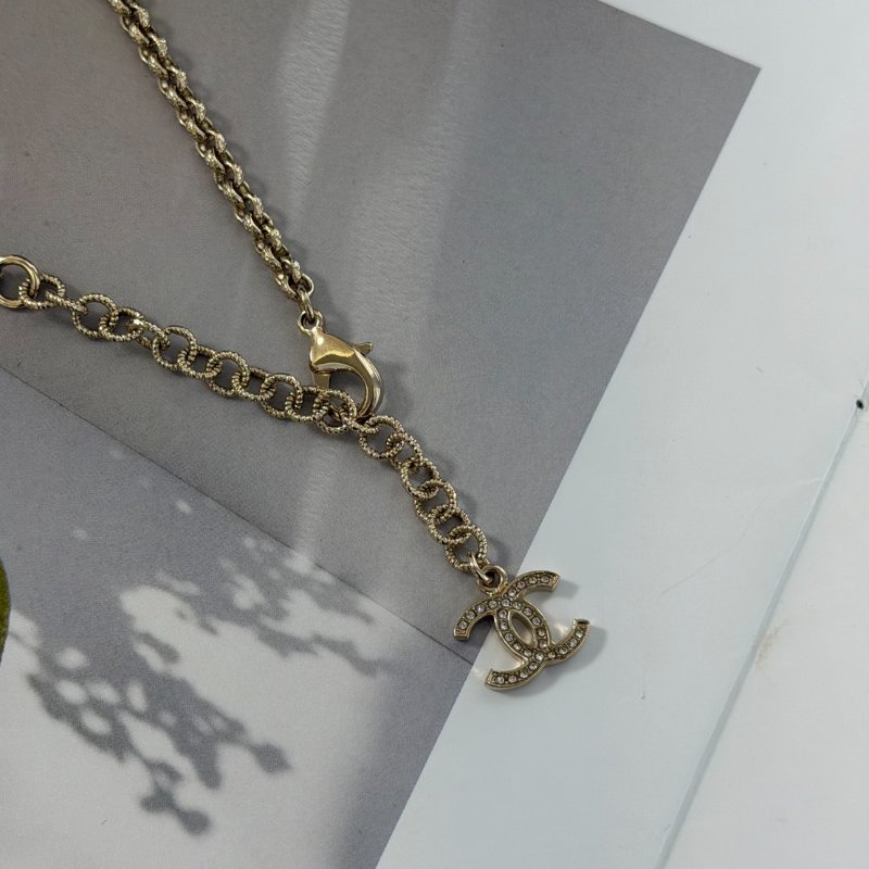 CHANEL 25C穿箭雙C項鍊-5