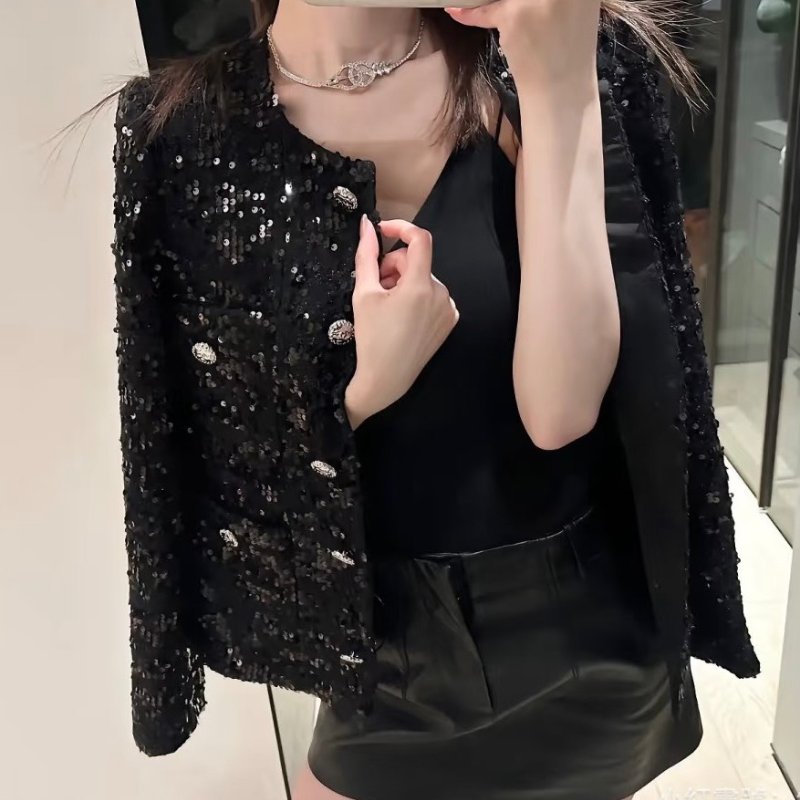 CHANEL 25C穿箭雙C項鍊-8